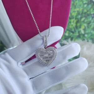 Timeless Silver Heart Pendant Necklace